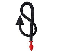 Tapón anal de silicona con tapón anal con cola de demonio, consolador anal, masturbador de ano, masaje de próstata SM, juego de rol de cosplay, juguete sexual fetiche para hombres y mujeres
