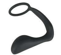 Tapón anal de silicona juguetes sexuales anal butt consolador con anillo fáli...