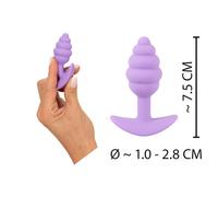 Tapón anal de silicona pequeño consolador liso tapa suave mini dilatador