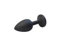 Tapón anal de silicona S/M/L Tapones anales Tapón sexual unisex 3 juguetes for adultos de diferentes tamaños for hombres/mujeres Entrenador anal for parejas SM(Black-S)