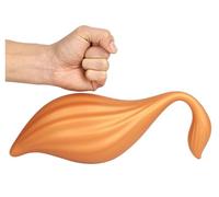 Tapón Anal de Silicona SM Bondage Anal Plug, Par Anal Masturbación Vaginal Butt Plug Consolador Anal Masaje de Próstata Dilatador Anal Hombres Mujeres Juguetes Sexuales(Golden,M)