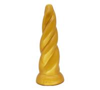 Tapón Anal Golden Twist Anal Plug Silicagel Masculino Mujeres Masturbador Consolador Color Consolador Máquina Sexual Juguetes Sexuales Tienda consolador Adultos Juguetes Sexy Butt Training Plugs