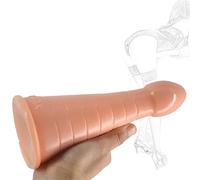 Tapón anal grande, tapón anal, pene realista, consolador anal con ventosa, estimulación de próstata, masturbación, juguete sexual anal, juguete sexual para mujeres y hombres
