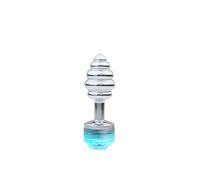 Tapón Anal Hilo Anal Masturbador Metal Butt Plug LED Remoto Resplandor Consolador Anal Plug Luz LED Adultos Juguetes Eróticos Para Mujeres Gay