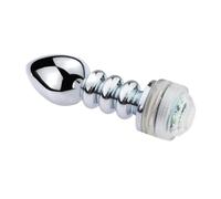 Tapón Anal Hilo Anal Masturbador Metal Butt Plug LED Remoto Resplandor Consolador Anal Plug Luz LED Adultos Juguetes Eróticos Para Mujeres Gay
