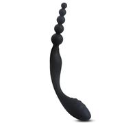 Tapón Anal Hombres y mujeres utilizan cuentas de doble cabeza de gel de sílice para patio trasero, masturbación con tapón Anal, masturbador de punto G, consoladores anales, juguetes Para para adultos