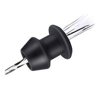 Tapón Anal Hueco de Silicona para Túnel Anal - Expansor Anal Consolador Gigante Masaje de Próstata Dilatador de Vagina Espéculo Juguete Sexual Anal para Hombres Mujeres Parejas - Negro(M-8.9cm)