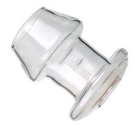 Tapón anal hueco de vidrio Tapón anal abierto Dilos de vidrio Túnel anal Masajeador de próstata Espéculo vaginal Expansión del ano SM Enema Masturbación anal Dilatador anal Juguetes sexuales para(M)