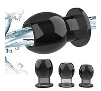 Tapón anal hueco, tapón de túnel, espéculo anal, tapón anal hueco, dilatador de vagina de expansión anal con orificio de cerdo, túnel anal, masajeador de próstata SM Bondage TPE, juguete sexual de 3