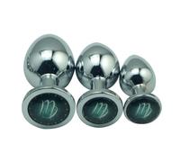 Tapón Anal Juguete anal de acero inoxidable, tapón anal de metal hueco, máquina sexual, cola anal desmontable, productos sexuales para adultos, mujeres, hombres, S-style1