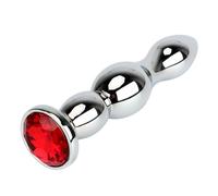 Tapón Anal Juguete sexual para adultos, Juguetes sexuales de acero inoxidable Para, joya para hombres y mujeres, tapón Anal, cuentas anales de Metal eróticas, tapón Anal largo de gran tamaño