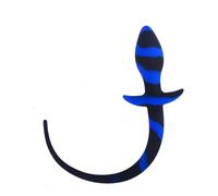 Tapón Anal Juguetes anales de cola de perro de Silicagel, masturbador de punto G, tapón Anal, masturbador Anal para mujeres y hombres, juego sexual Gay, juguetes eróticos BDSM, productos sexuales