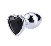 Tapón Anal Juguetes sexuales con tapón Anal en forma de corazón Para, tapón Anal de cristal para mujeres, juguetes para adultos masculinos, máquina sexual de acero inoxidable