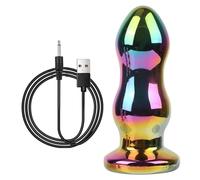 Tapón Anal Juguetes sexuales Para mujeres hombres tapón Anal de cristal 10 modos masturbador tapón Anal vibrador juguetes atractivos para adultos máquina sexual tapones de entrenamiento de trasero