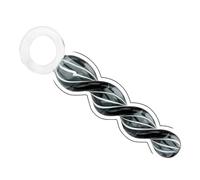 Tapón Anal Máquina sexual con tapón Anal en espiral, masturbador Anal de pene de cristal, Juguetes sexuales Para, consolador de cristal para hombres y mujeres, tapón Anal