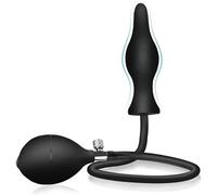 Tapón Anal Masajeador de Próstata Inflable Anal Fuerte Juguetes Sexuales Anales Tapón de Cuentas Anales para Hombres Consolador Mujeres y Parejas Kit de Entrenador Anal Juguetes de Empuje del Punto G