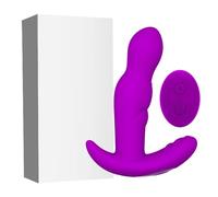 Tapón Anal Masturbador de 360 grados, vibrador Anal giratorio, vibradores masculinos, enchufe Anal, masturbador con Control remoto, Juguetes sexuales Para Men