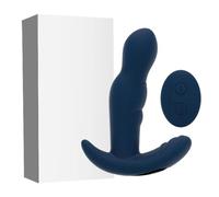 Tapón Anal Masturbador de 360 grados, vibrador Anal giratorio, vibradores masculinos, enchufe Anal, masturbador con Control remoto, Juguetes sexuales Para Men