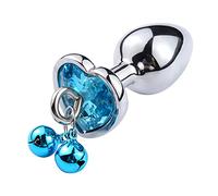 tapón anal Nuevo Tamaño pequeño Metal Anal Beads Butt Plug Jewelry Crystal Bell Rings Anal Dildo Anal Juguetes sexuales