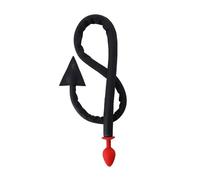 Tapón anal para fetiches gay,cosplay,lencería sexy,azotes,coqueteo,BDSM,bondage,azotador,juego para adultos,látigo,juguetes sexuales con silicona,negro,talla única