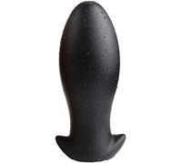 Tapón anal para hombres, inserto anal de bola extremadamente suave, juguete sexual SM para, parejas masculinas y femeninas extremadamente duras(Black,Large)