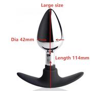 Tapón Anal Ropa interior pequeña y grande de gran tamaño, hilo de metal, cuentas anales, tapón anal, masturbador, consolador de bola, juguete sexual para hombres y mujeres