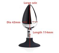 Tapón Anal Ropa interior pequeña y grande de gran tamaño, hilo de metal, cuentas anales, tapón anal, masturbador, consolador de bola, juguete sexual para hombres y mujeres