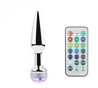 Tapón Anal Tapón Anal con orificio, máquina sexual con luz, consolador Anal, juguete sexual Para, luz Led para hombres y mujeres, tapón Anal Para, accesorios sexuales para mujeres