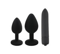 Tapón Anal Tapón Anal de gel de sílice, productos para adultos Gay, tapón Anal, vibrador tipo bala de 10 frecuencia, Juguetes sexuales, masturbador para mujeres Para