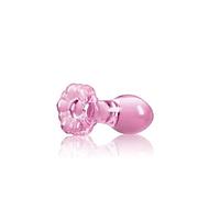 tapón anal Tapón trasero de cristal rosa pequeño, bola enorme de cristal, cuentas anales, corazón de cristal, consolador Anal, juguete de masturbación para adultos