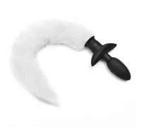 Tapón Anal Vibrador Anal con Control remoto, cola de zorro Real, Cosplay, tapón Anal, masturbador para mujeres, cola oscilante, productos para adultos, juguete sexual Para Woman
