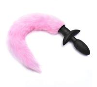 Tapón Anal Vibrador Anal con Control remoto, cola de zorro Real, Cosplay, tapón Anal, masturbador para mujeres, cola oscilante, productos para adultos, juguete sexual Para Woman