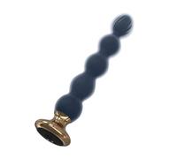 Tapón Anal Vibrador Anal de 10 velocidades, cuentas anales, Motor Dual azul, masturbador con tapón Anal, vibradores con carga USB, Juguetes sexuales Para para hombres y mujeres