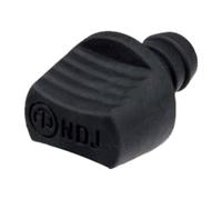Tapón antipolvo de goma para conector jack de 6,3 mm, color negro