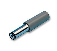 Tapón, bajo voltaje, 1 A, 2,1 mm; diámetro interior del barril: 2,1 mm; longitud del barril: 14,5 mm; diámetro exterior del barril: 5,5 mm; conector NES/J 210 gris; 1 unidad
