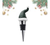 Tapón Botella Gorro Papá Noel Corcho Decorativo de Invierno para Aceite de