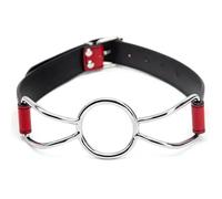 Tapón Bucal Erótico Para Adultos, Mordaza Sexy, Ataduras, Mordaza Para Coqueteo, Juego Oral Para Parejas, Juguetes Sexuales Para Adultos, Metal, 18+, Fetiche, Negro, Talla S