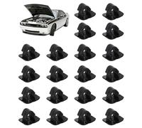 Tapón Capó Aislante Matte Clips Seat,Clip Para Aislante de Asiento,Coche Capó Aislamiento Pad Clip,Auto Campana Hebilla de Plástico Sujetador Retenedor,Clip para Aislante de Capó de Coche,20pcs