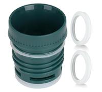 Tapón Cebador de Repuesto para Termo, Tapón Térmico para Botella Stanley Clásica (Compatible con 473 ml, 750 ml, 1L, 1.4L, 1.9L), Incluye Set de Juntas de Silicona (Verde)