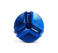Tapón Cierre De Aceite para Kawasaki Z900 Z900RS Z900SE Tapa del Depósito De Aceite del Motor De La Motocicleta Entrada De Aceite Recambio(Azul)