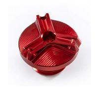 Tapón Cierre De Aceite para Suzuki para Bandit 400 600 650 1050XT 1200 1250 1250S Tapa De Llenado De Aceite para Motocicleta Entrada De Aceite Recambio(Rojo)