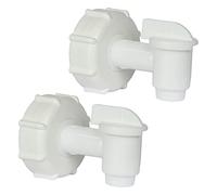 Tapón con grifo para garrafa o bidón. Grifo para bidones rosca D60-61. Diámetro rosca 59-61 mm. Apto uso alimentario. Resistente a químicos. (2 Unidades).