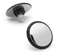 Tapón cromado falso decorativo para coche con tornillo decorativo, cubierta de antena aérea del limpiaparabrisas trasero de 22mm