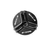 Tapón de aceite de moto Para XCape 2023 X-Cape 650 650X 2022 Motocicleta CNC Tapón De Drenaje Aceite Del Motor Tuerca Cárter Tapa Depósito Llenado(Black)