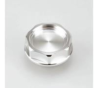 Tapón De Aceite Del Motor Ajuste Para Civic Para City Para Accord CR-V XR-V Para Vezel 1 Pieza Tapa Aceite Motor Coche Tanque Llenado Combustible Radiador Aluminio(Plata)