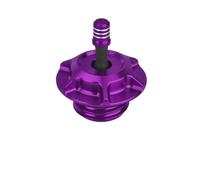 Tapón De Aceite Del Motor Tanques Combustible Aceite Tapa Gas Ventilada Estilo Club MX Para Motocicleta Universales Para Harley Todos Los Modelos Rosca Hembra Excepto Touring(Purple Fuel Cap)
