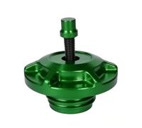 Tapón De Aceite Del Motor Tanques Combustible Aceite Tapa Gas Ventilada Estilo Club MX Para Motocicleta Universales Para Harley Todos Los Modelos Rosca Hembra Excepto Touring(Green Fuel Cap)