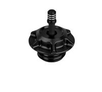 Tapón De Aceite Del Motor Tanques Combustible Aceite Tapa Gas Ventilada Estilo Club MX Para Motocicleta Universales Para Harley Todos Los Modelos Rosca Hembra Excepto Touring(Black Fuel Cap)