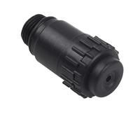 Tapón de aceite negro de 15,5mm, varilla de respiración, sombrero de ventilación, accesorios de válvula de bomba de compresor de aire, herramientas de aire, accesorios de piezas neumáticas