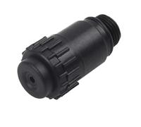 Tapón de aceite negro de 15,5mm, varilla de respiración, sombrero de ventilación, accesorios de válvula de bomba de compresor de aire, herramientas de aire, accesorios de piezas neumáticas